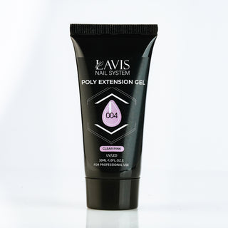 LAVIS Poly Extension Gel - 004 - Clear Pink