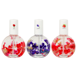 3 Lavis Organic Cuticle Oil - Rose - Lavender - Strawberry - 1oz