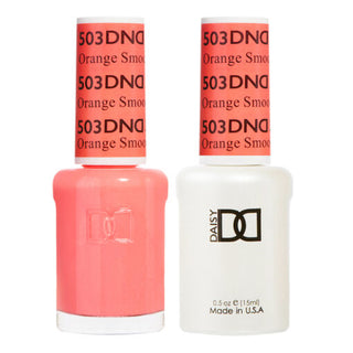  DND Gel Nail Polish Duo - 503 Orange Colors - Orange Smoothie by DND - Daisy Nail Designs sold by DTK Nail Supply
