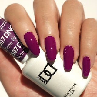 DND Nail Lacquer - 507 Purple Colors - Neon Purple by DND - Daisy Nail Designs sold by DTK Nail Supply