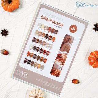 LAVIS LX1 - Gel Polish 0.5 oz - Coffee & Caramel Collection