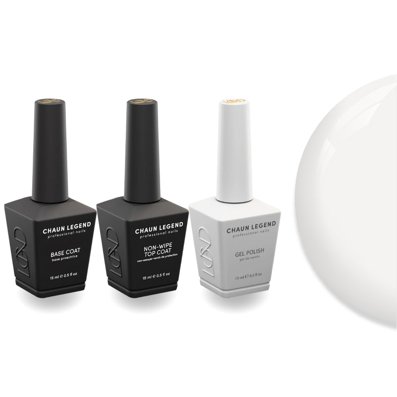 Chaun Legend Non-Wipe Top Coat - Base Coat Duo - LG5111 Vanilla Vixen