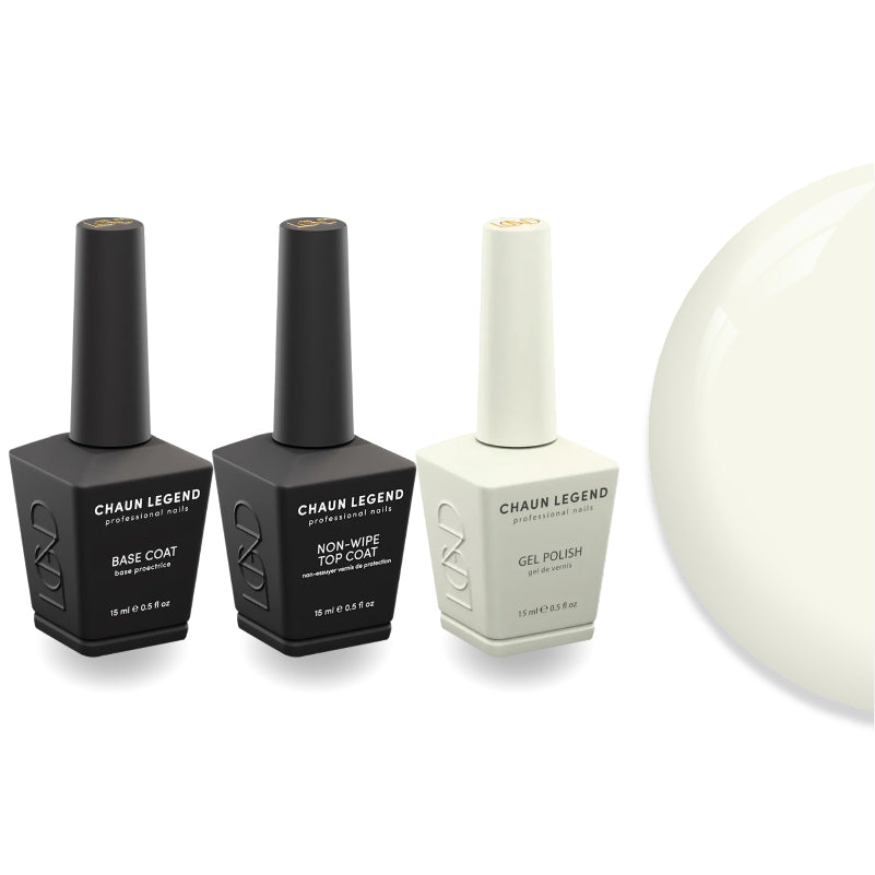 Chaun Legend Non-Wipe Top Coat - Base Coat Duo - LG5112 Shall We Dance