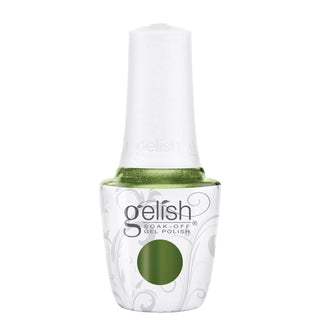 Gelish Nail Colours - 511 Bad to the Bow - Green Gelish Nails by Gelish sold by DTK Nail Supply