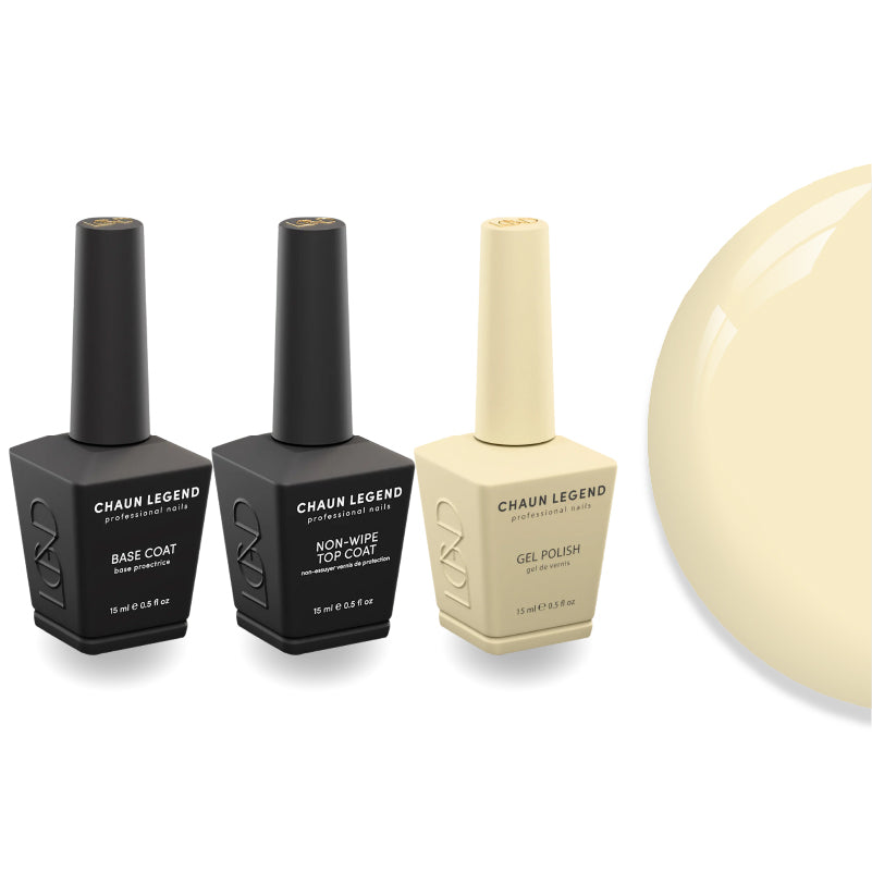 Chaun Legend Non-Wipe Top Coat - Base Coat Duo - LG5131 Focus On Me
