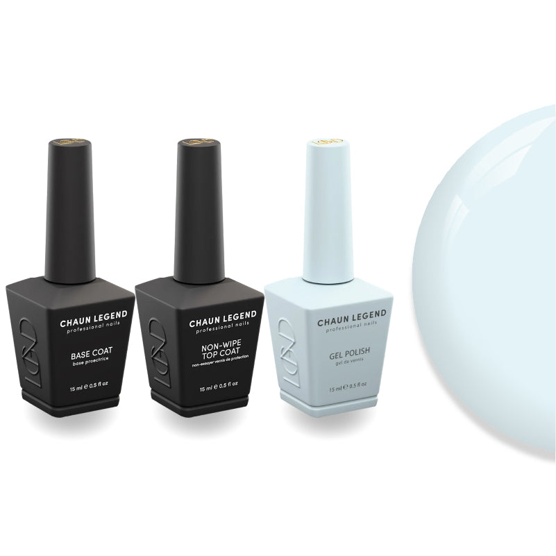 Chaun Legend Non-Wipe Top Coat - Base Coat Duo - LG5132 Seafoam