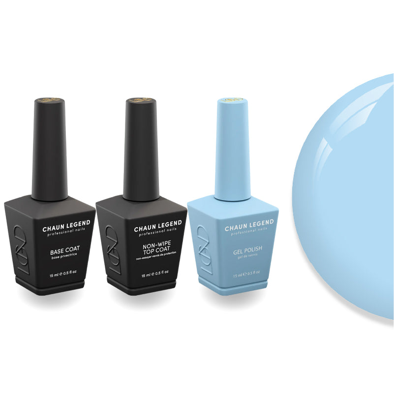 Chaun Legend Non-Wipe Top Coat - Base Coat Duo - LG5142 Ice And Entice