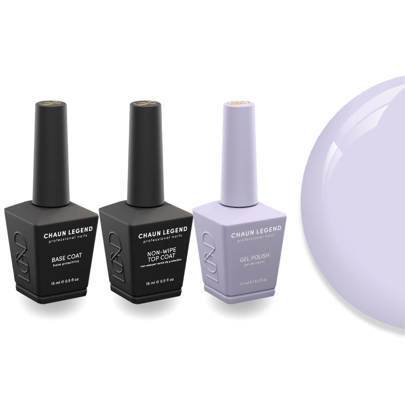 Chaun Legend Non-Wipe Top Coat - Base Coat Duo - LG5148 Twinkle Winkle