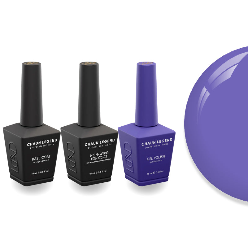 Chaun Legend Non-Wipe Top Coat - Base Coat Duo - LG5150 Just Beet It