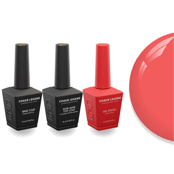 Chaun Legend Non-Wipe Top Coat - Base Coat Duo - LG5169 Pad-Thai And Chill