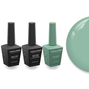 Chaun Legend Non-Wipe Top Coat - Base Coat Duo - LG5173 Antique Blue