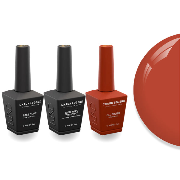 Chaun Legend Non-Wipe Top Coat - Base Coat Duo - LG5197 Heat Of The Moment