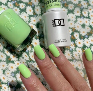  DND Gel Nail Polish Duo - 568 Green Colors - Green Forest, AK by DND - Daisy Nail Designs sold by DTK Nail Supply