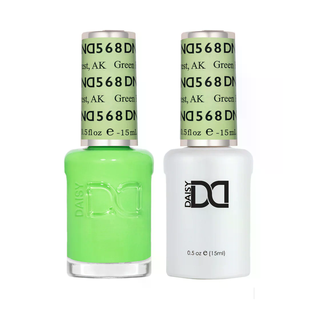 DND Gel Nail Polish Duo - 568 Green Forest, AK