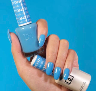  DND Nail Lacquer - 571 Blue Colors - Blue Ash, OH by DND - Daisy Nail Designs sold by DTK Nail Supply