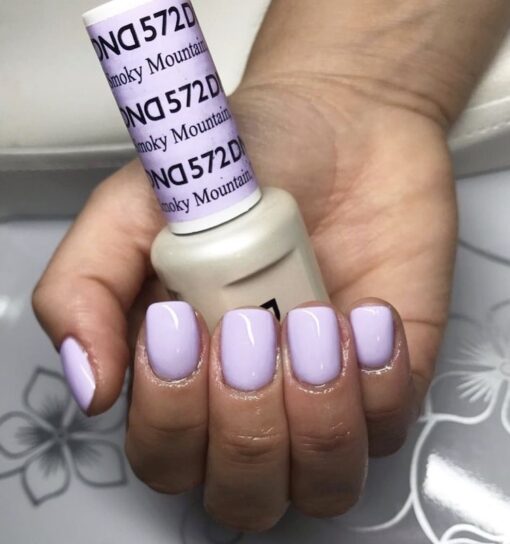  DND Nail Lacquer - 572 Purple Colors - Great Smoky Mountain, TN by DND - Daisy Nail Designs sold by DTK Nail Supply