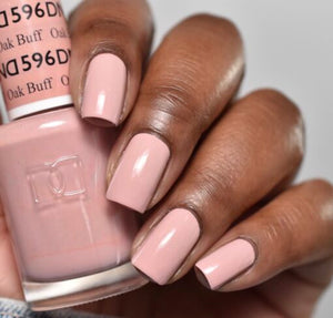 DND Gel Polish - 596 Brown Colors - Oak Buff by DND - Daisy Nail Designs sold by DTK Nail Supply