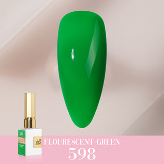 LDS Color Craze Collection - 598 Flourescent Green - Gel Polish 0.5oz