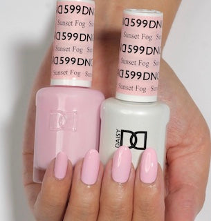  DND Gel Nail Polish Duo - 599 Neutral Colors - Sunset Fog by DND - Daisy Nail Designs sold by DTK Nail Supply
