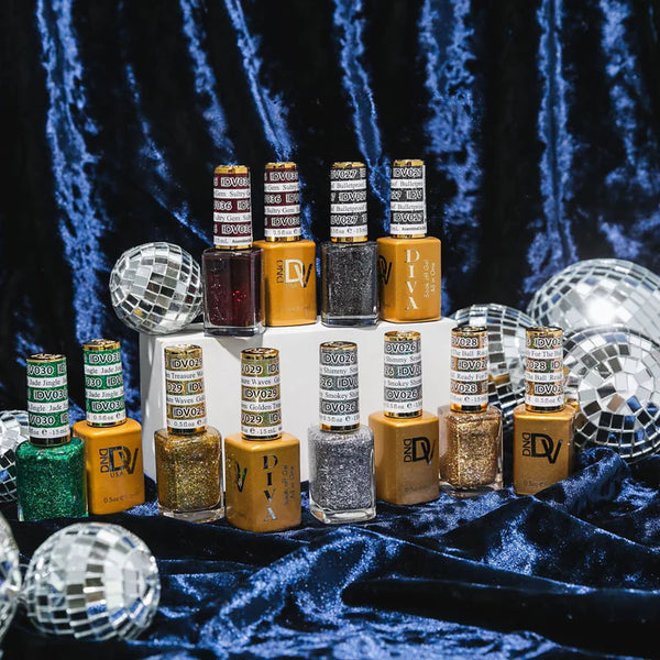 DND Diva Gel Nail Polish Duo - DND DV Part 1 - Set 36 Colors Mirrorball Collection