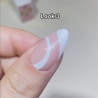 LDS Gel Polish Nail Art Liner - White 02 (ver 2)