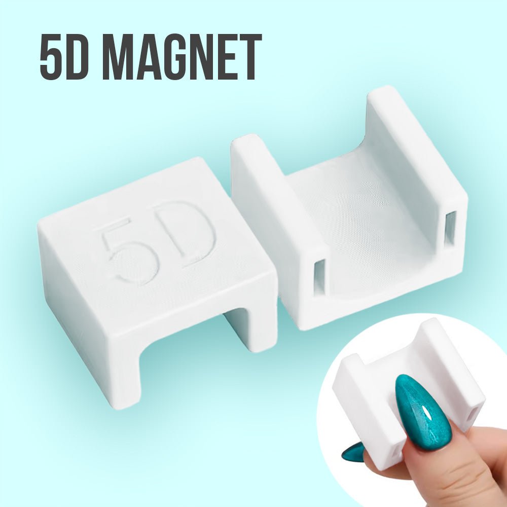 5D Magnet Finger Rest - White - DTK Nail Supply
