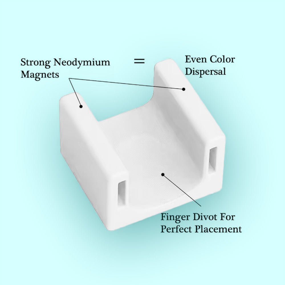 5D Magnet Finger Rest - White - DTK Nail Supply