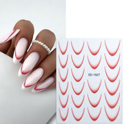 5D Nail Stickers SD - 1927 - DTK Nail Supply
