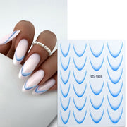 5D Nail Stickers SD - 1928 - DTK Nail Supply