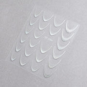 5D Nail Stickers ST - 2306 - 1 - Laser Silver - DTK Nail Supply