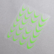 5D Nail Stickers ST - 2306 - 10 - Neon Green - DTK Nail Supply