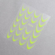 5D Nail Stickers ST - 2306 - 12 - Neon Yellow - DTK Nail Supply