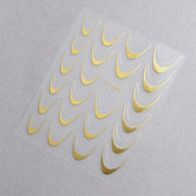 5D Nail Stickers ST - 2306 - 6 - Laser Gold - DTK Nail Supply