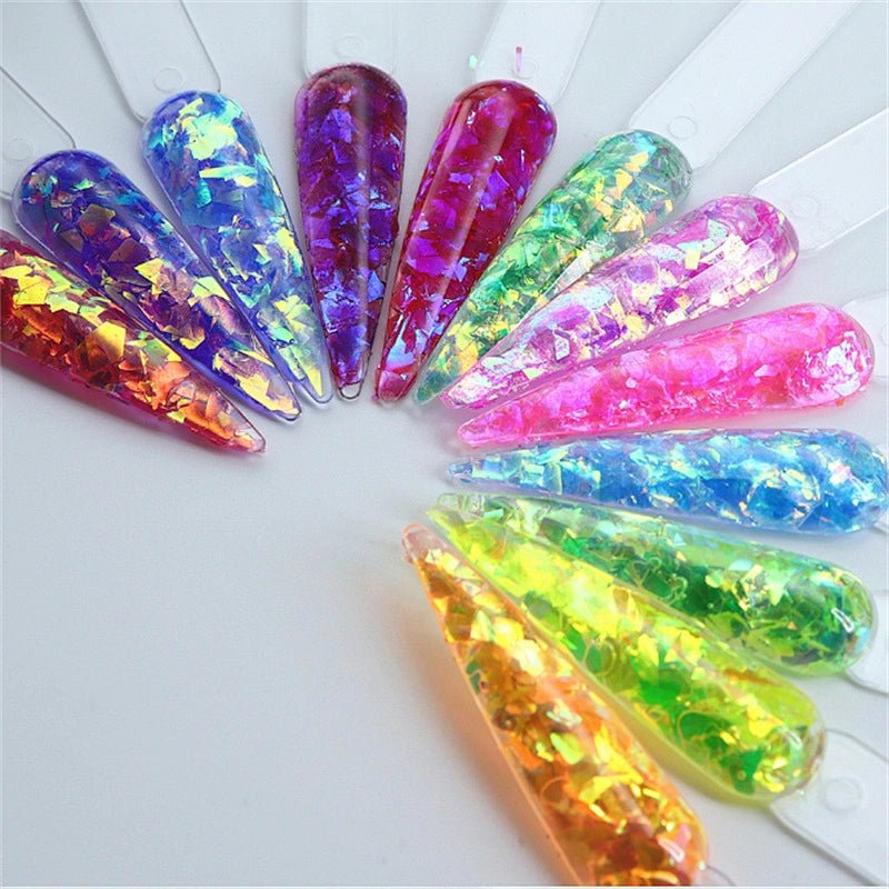 6 Grids of Iridescent Flakes - 5 - Canis Major - DTK Nail Supply