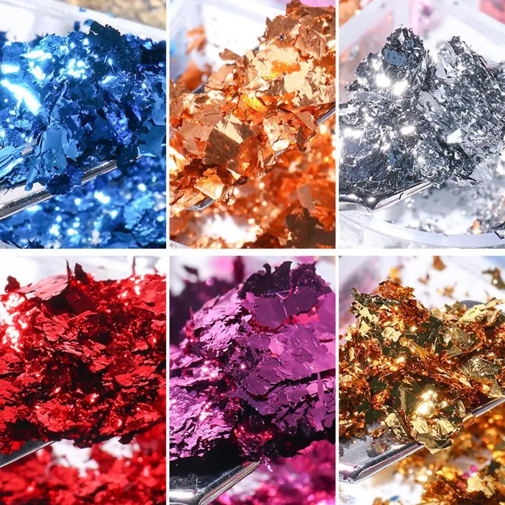 6 Grids of Nail Art Foil - CBY - 1 - 1 - DTK Nail Supply