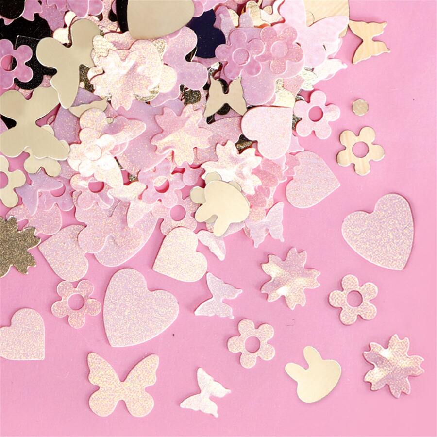 6 Grids of Sequins - 9 Spring Love - DTK Nail Supply