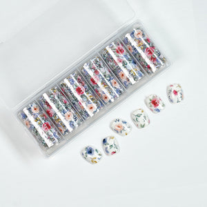 Nail Transfer Foil - Floral Print - LS102