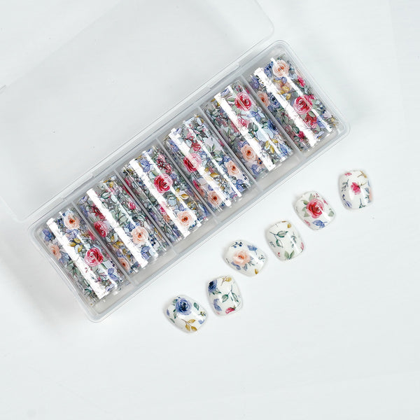 Nail Transfer Foil - Floral Print - LS102