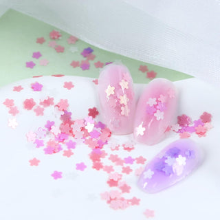  6 Grids of Sequins - #18 Pastel Flowers by OTHER sold by DTK Nail Supply