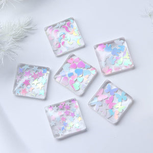  6 Grids of Holographic Sequins - #17 Dreamy by OTHER sold by DTK Nail Supply