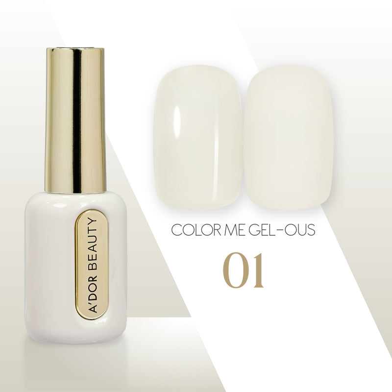 A'DOR HEMA-Free Gel Polish - 01 - Color Me Gel-ous Collection