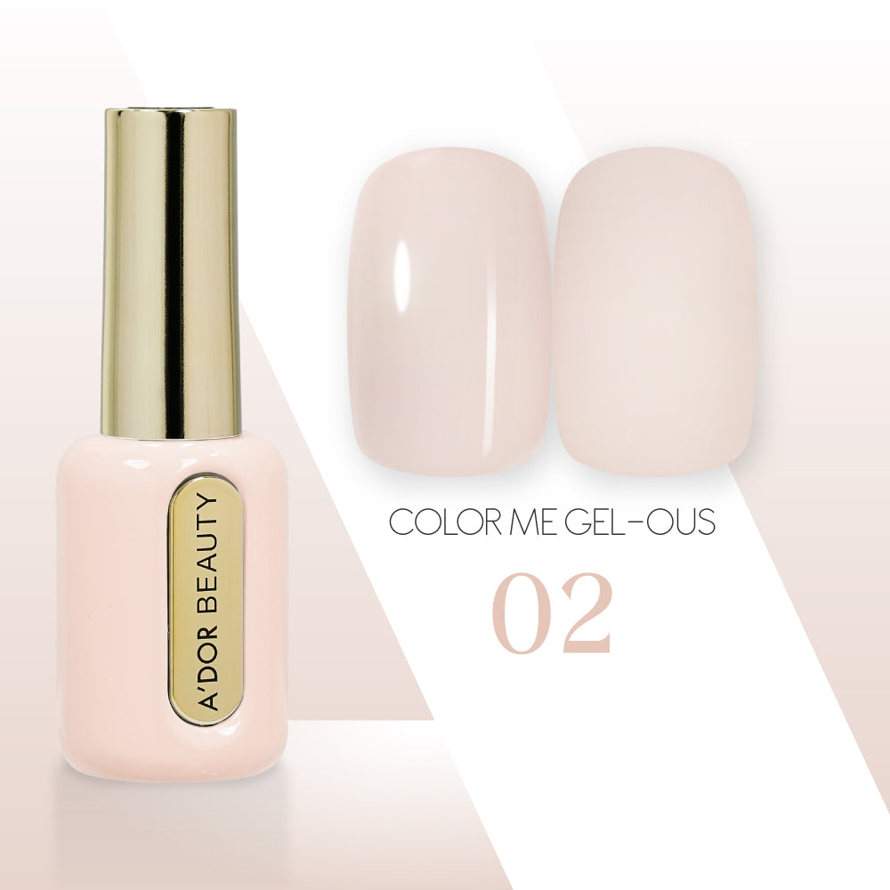 A'DOR HEMA-Free Gel Polish - 02 - Color Me Gel-ous Collection