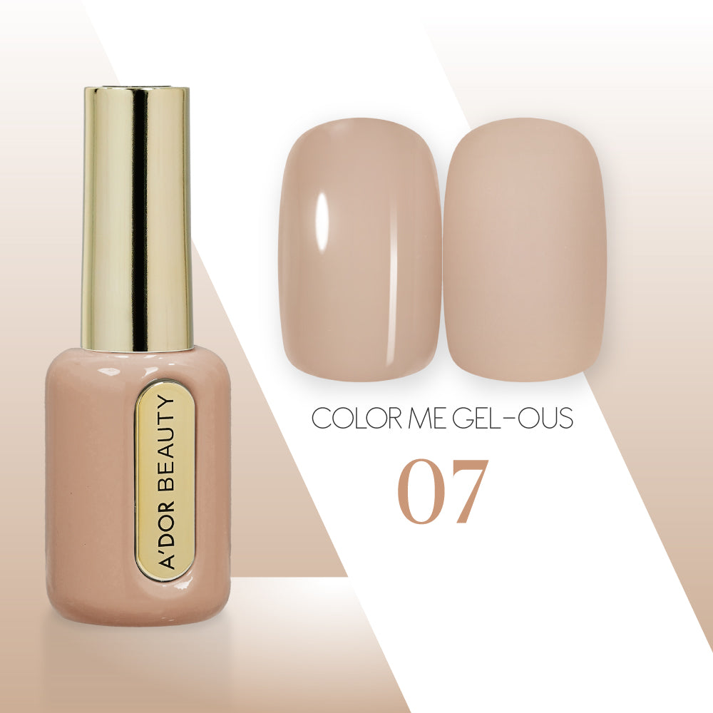 A'DOR HEMA-Free Gel Polish - 07 - Color Me Gel-ous Collection