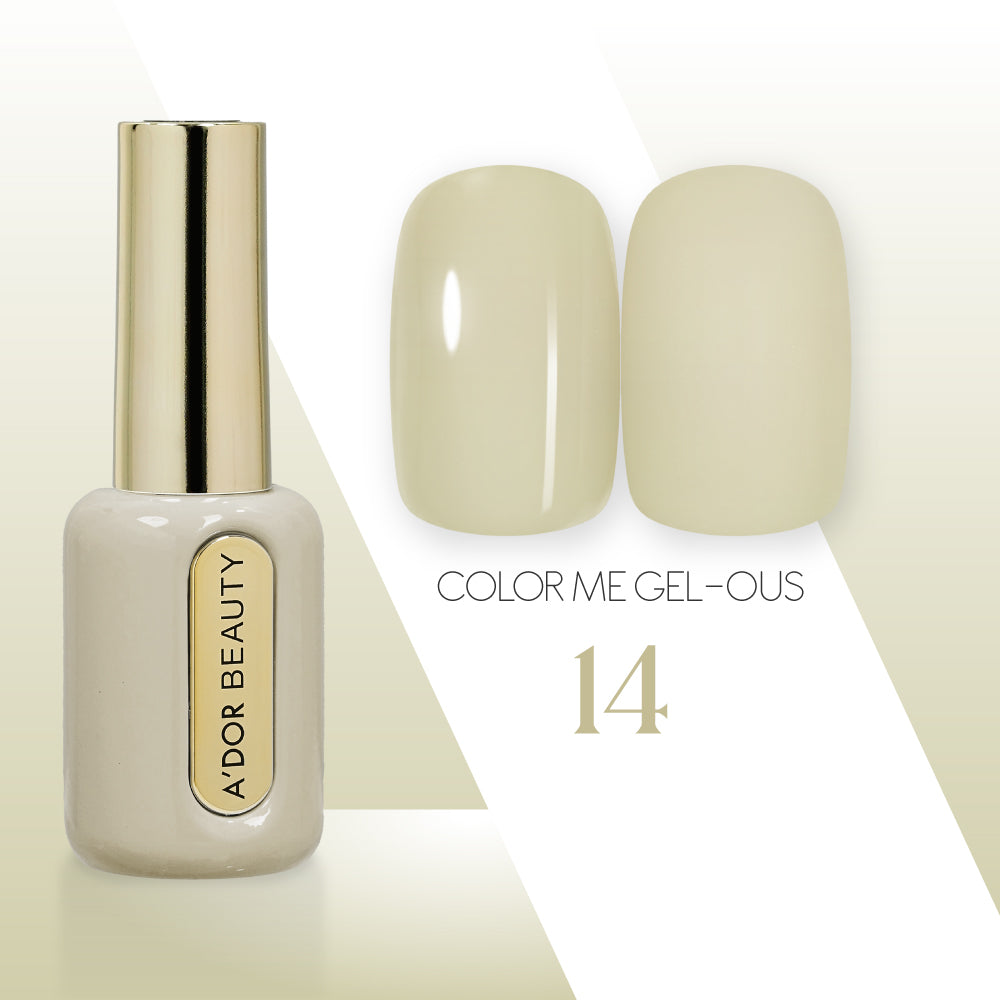 A'DOR HEMA-Free Gel Polish - 14 - Color Me Gel-ous Collection