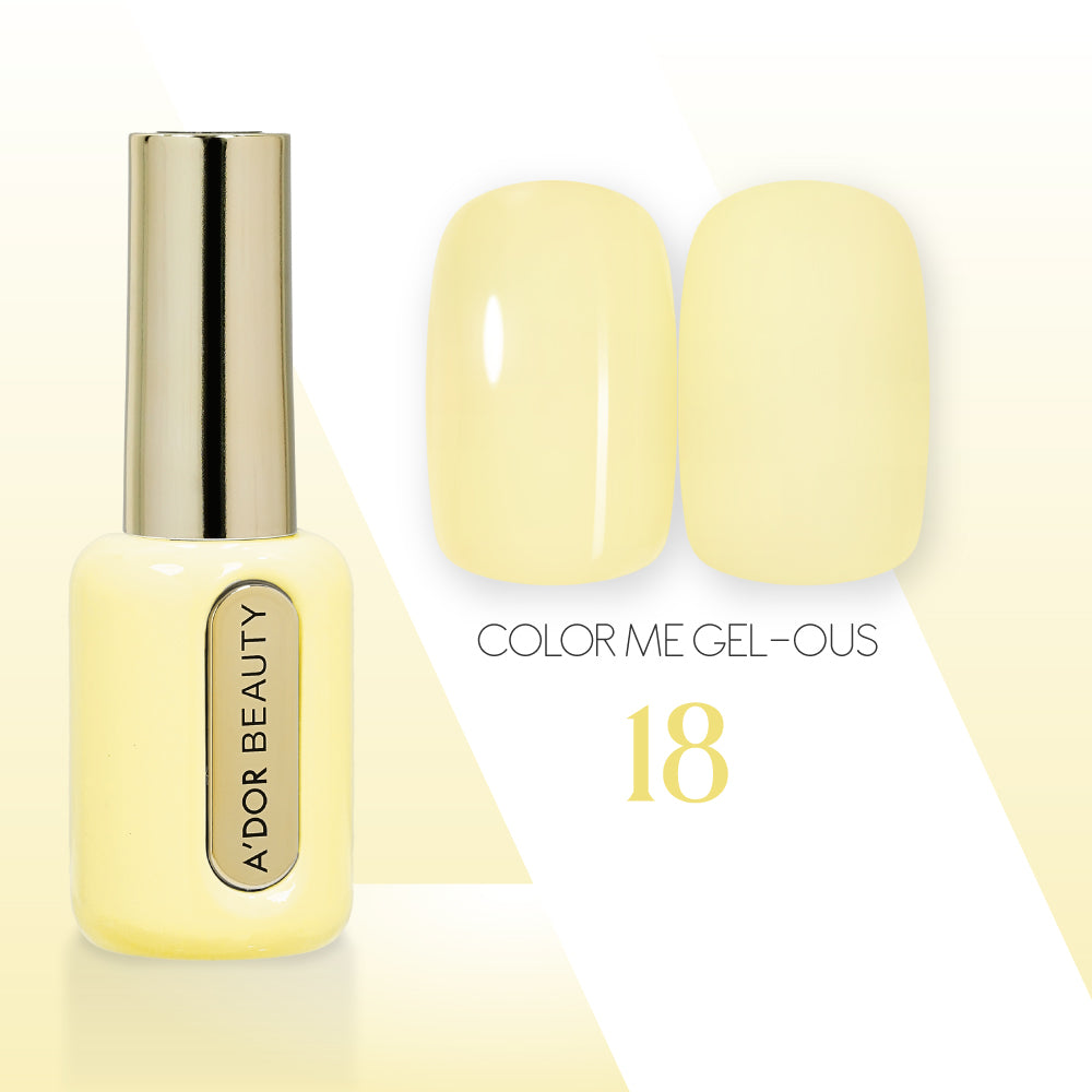 A'DOR HEMA-Free Gel Polish - 18 - Color Me Gel-ous Collection