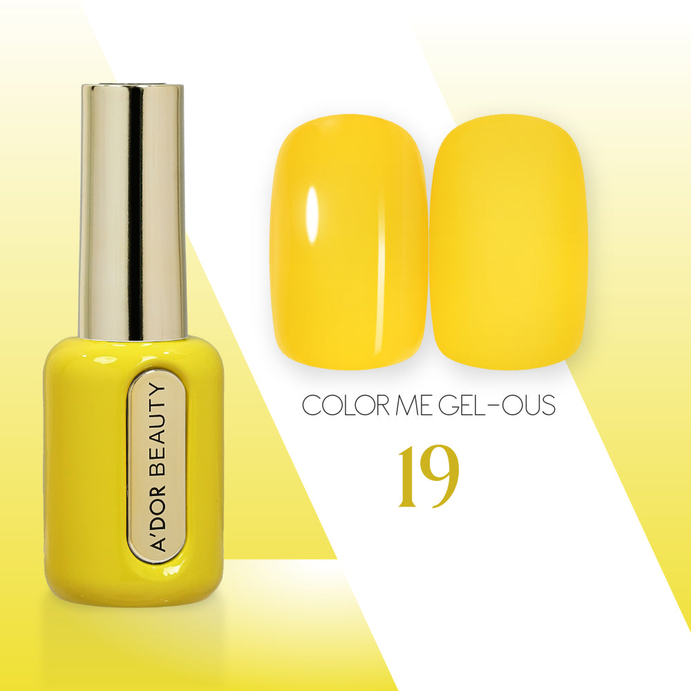 A'DOR HEMA-Free Gel Polish - 19 - Color Me Gel-ous Collection
