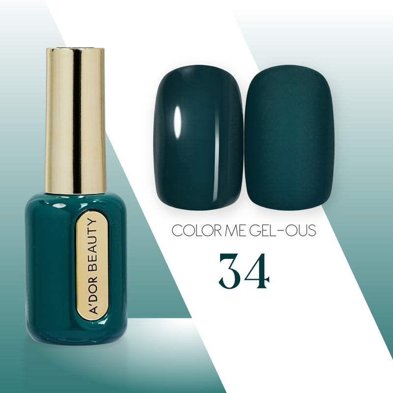 A'DOR HEMA-Free Gel Polish - 34 - Color Me Gel-ous Collection