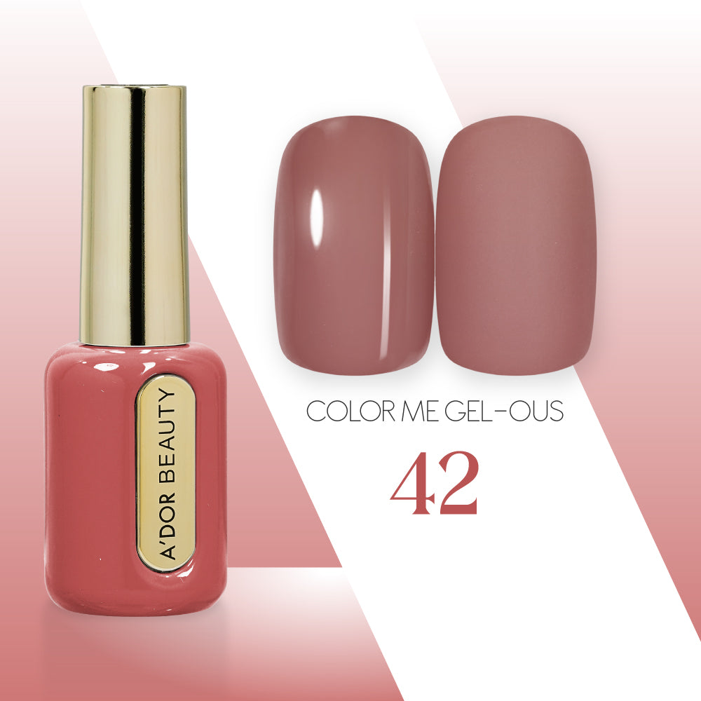 A'DOR HEMA-Free Gel Polish - 42 - Color Me Gel-ous Collection