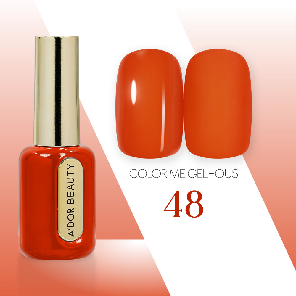 A'DOR HEMA-Free Gel Polish - 48 - Color Me Gel-ous Collection