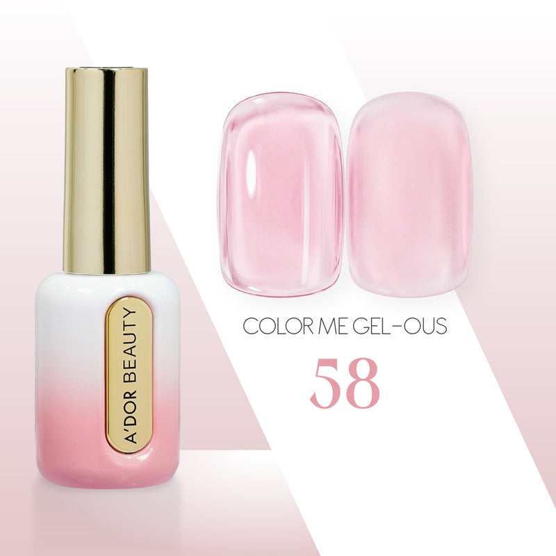 A'DOR HEMA-Free Gel Polish - 58 - Color Me Gel-ous Collection